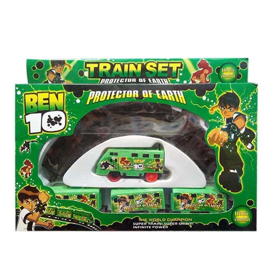 Plastic Ben10 Train Set - Green